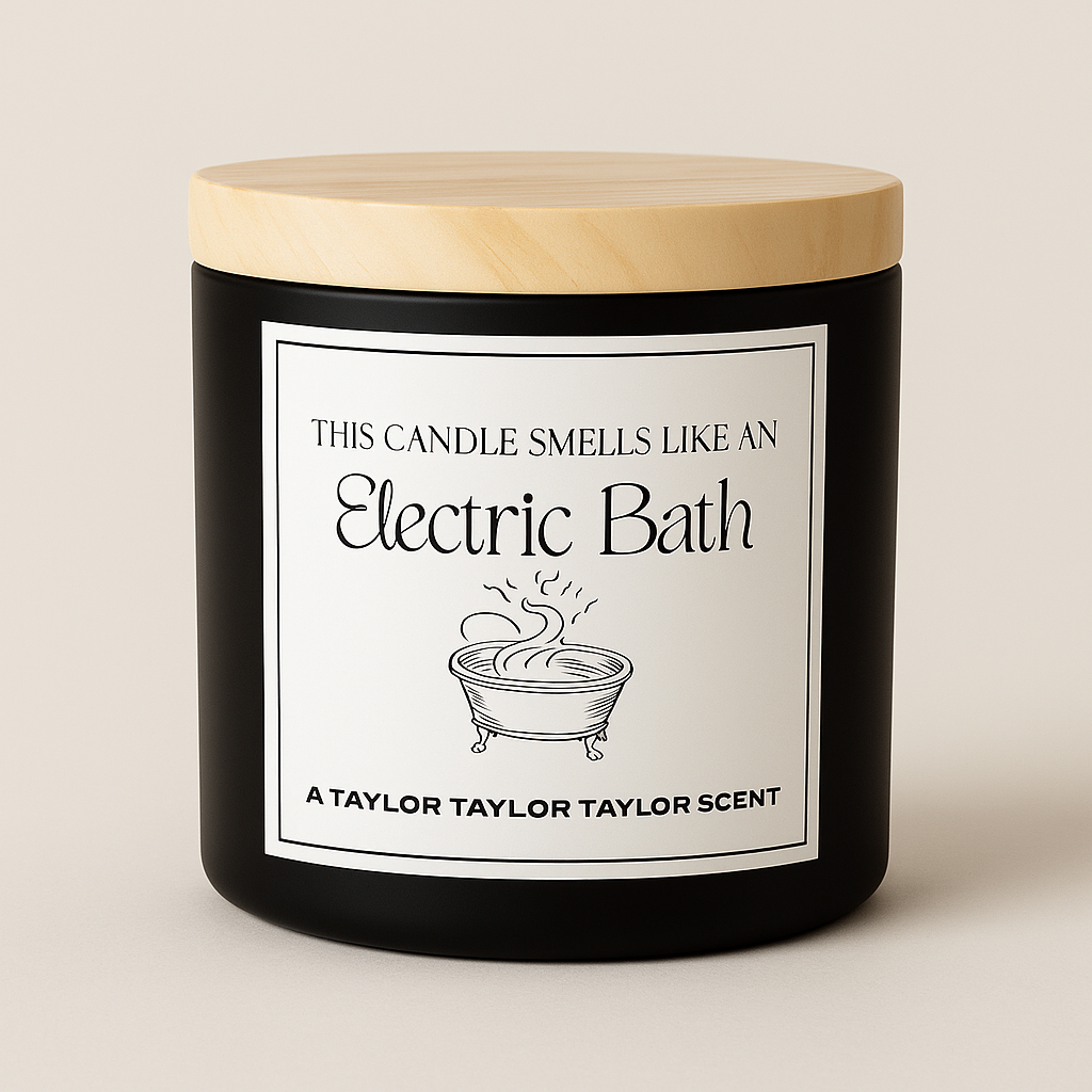 THIS CANDLE SMELLS LIKE AN ELECTRIC BATH ⚡️