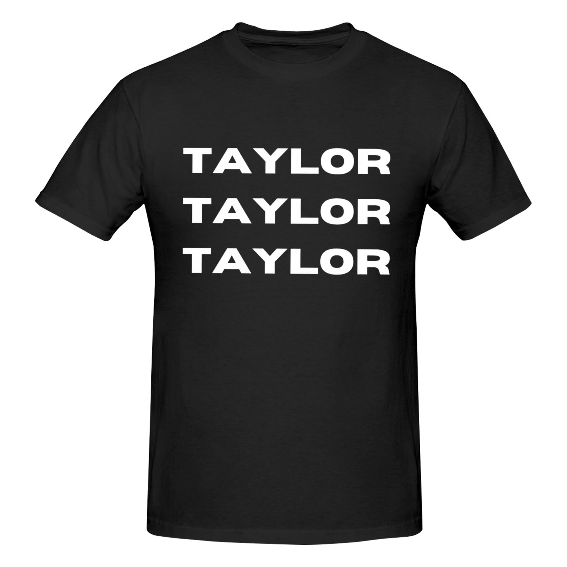TAYLOR TAYLOR TAYLOR T-Shirt – Unisex Black Graphic Tee