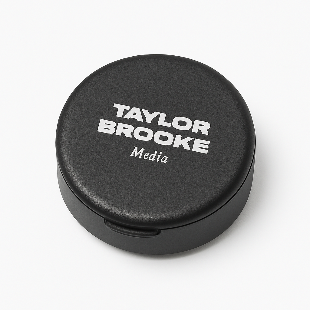 Taylor Brooke Media USB-C Earbuds + Compact Travel Case