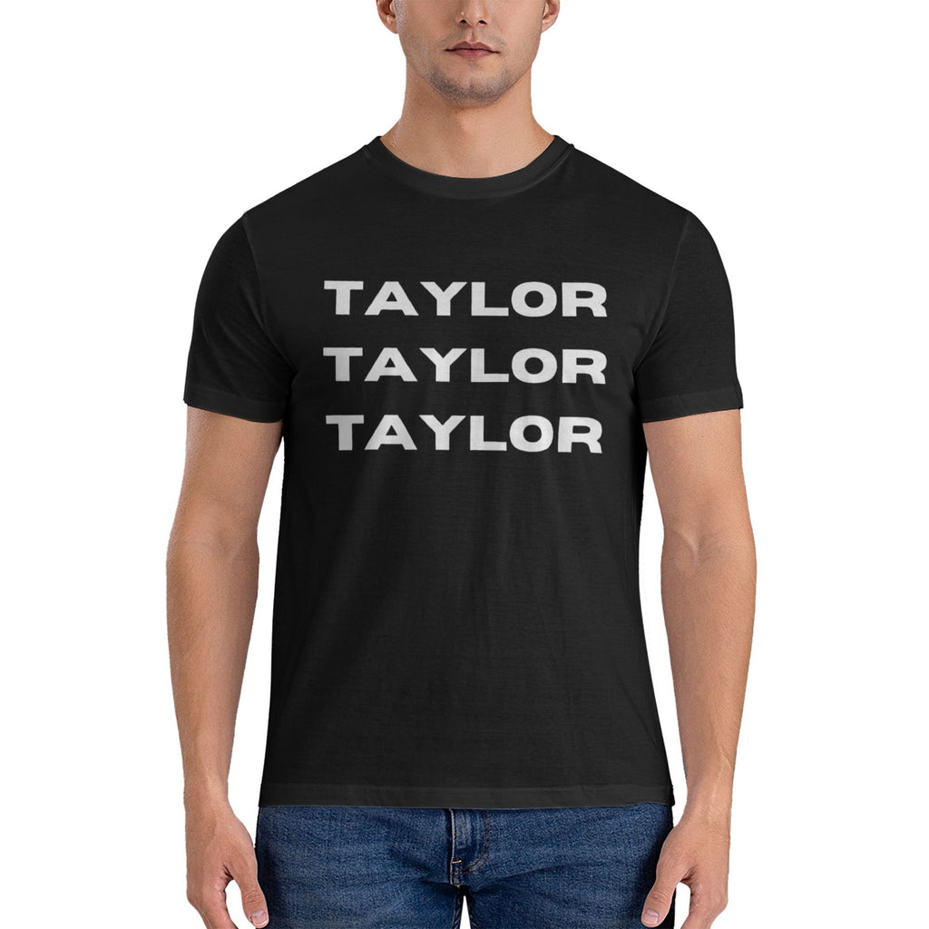TAYLOR TAYLOR TAYLOR T-Shirt – Unisex Black Graphic Tee